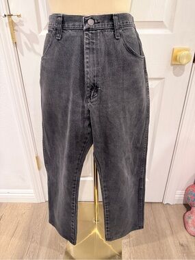 Rustler Men's Washed Black Relaxed Jeans